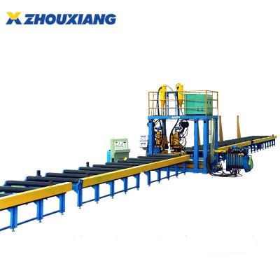 China Factory Zhouxiang H Beam Automatic Pull By Welding Machine for sale