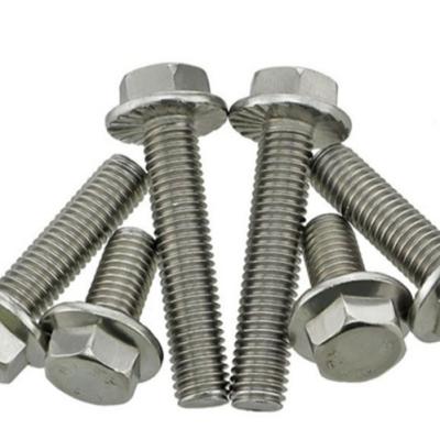 China High Strength Stainless Steel Allen Din Standard Extended Hexagon Bolts hex flange bolt m6 m24 din6921 hex flange bolts for sale