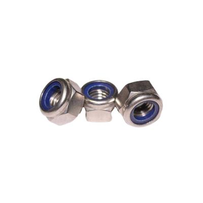 China Heavy Industry M6 Lug Nuts Lock Hex Flange Nut Nylon Lock Nut Self Locking Nut for sale