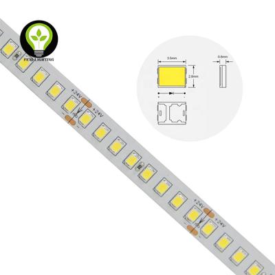 China High Efficiency 180lm/W Flexible DC12/24V 2835 128leds/m Ra80 Desktop LED Strip for sale