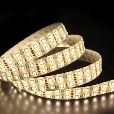 China Desktop Double Row Strip Light Two Line Led Strip Light 120 5050 Cable Led Strip For Linear Light for sale