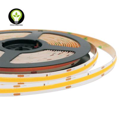 China New Desktop Strip Trend COB LED Strip Lights New 9W/m No Spot Lighting CRI 90 480leds/m for sale