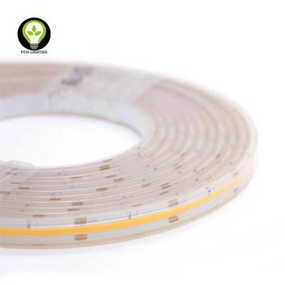 China New Desk Strip No Spots COB LED Strip Lights Tube IIP67 Waterproof 90 480leds/m 9W/m Exrusion for sale