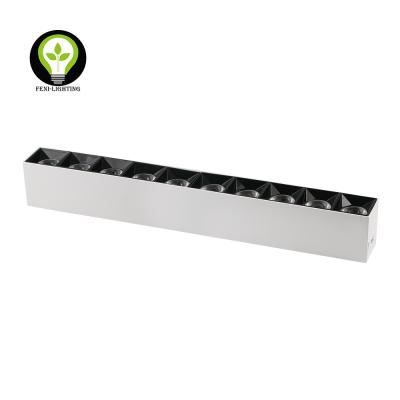 China Embeded Free Combination Wall Mounted Flip LED Free Grill Lighting LED Linear Downlight for sale