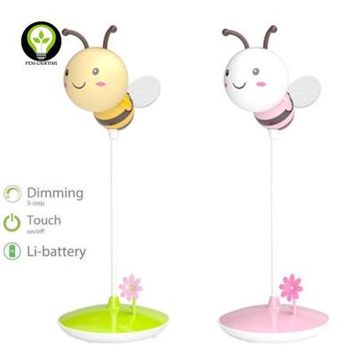 China 3 Stage Dimming With Li-battery Auto Recharge Timer Glow Kids Night Light Child Desk Lamp Dimmable Birthday Gift / With Rechargeable Battery Operated for sale