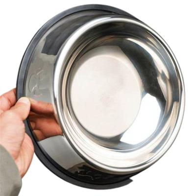 China 2022 Viable Factory Wholesale Dog Feeder Raised Dog Food Bowl Cat Dog Water Bowls Pet Bowl Stainless Steel for sale