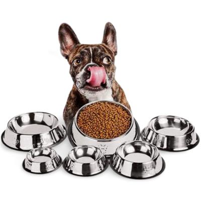 China 2022 Sustainable Factory Outlets Dog Feeder Raised Dog Food Bowl Cat Dog Water Bowls Pet Bowl Stainless Steel for sale