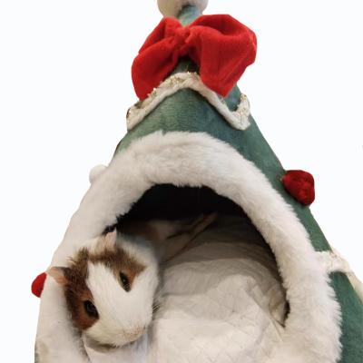 China New Style Cat Beds Modern Pet Bed Cat Cave Bed Winter Dismountable High Quality Warm Christmas Blanket Bed for sale