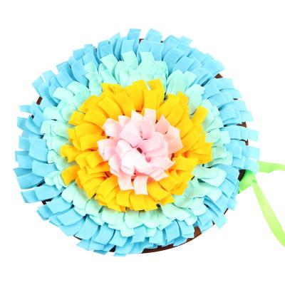 China Wholesale Viable Rabbit Toy Snuffling Mat from Toy Game Puzzle Carpet Snuffle Mat For Pet Dog Nosework Dog for sale