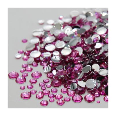 China Flatback Customized Bulk Luxury Rhinestone Flat Back Phone Case DIY Glass Rhinestones Rhinestones for sale