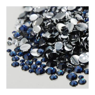 China Flatback Bling Colors Self Adhesive Face Stone Crystal Sticker for sale