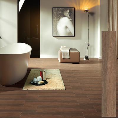 China Rustic Tiles 200x1200mm Non Slip Porcelain Wood Flooring Tiles Wood Look Pattern Flooring for sale