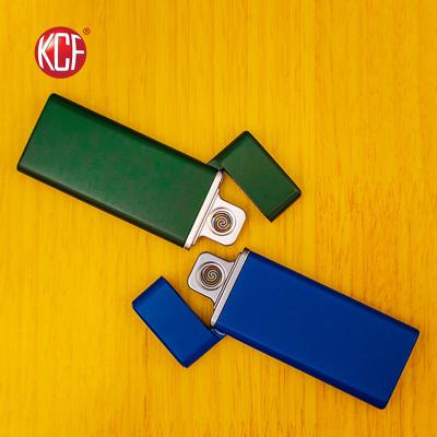 China New Modern Hot Custom Logo Small Heating Coil Green Usb Lighter For Cigarette for sale