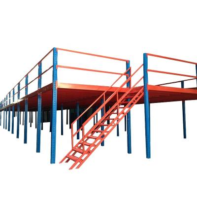 China Corrosion Protection Steel Platform For Warehouse Racking Space Saving Heavy Duty for sale