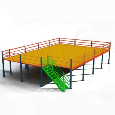 China Corrosion Protection Warehouse Steel Racking Platform For Warehouse Space Saving Heavy Duty Storage Racks for sale