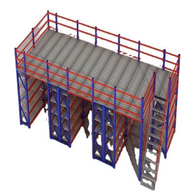 China Multilevel Steel Corrosion Protection Warehouse Mezzanine Floor Racking Mezzanine Office Mezzanine Floor Platform for sale