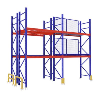 China Corrosion Protection Warehouse Pallet Rack Manufacturers Wholesale Adjustable Single Layer Load Three-Dimensional High Shelves 1-8 Tons Steel Racking for sale