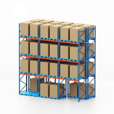 China Corrosion Protection Heavy Duty Pallet Racking Warehouse Storage Systems Vertical Shelving Steel Racks Adjustable Industrial Metal Shelves for sale