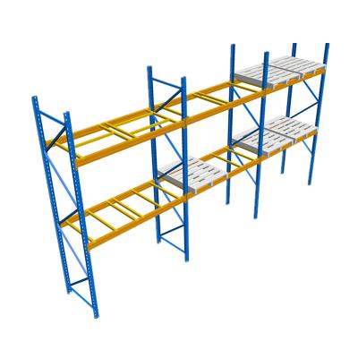 China Assembled Adjustable Heavy Duty Corrosion Protection Factory Outlet Warehouse Shelving Storage Pallet Rack Selective Heavy Duty Racking System for sale