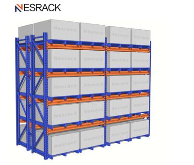 China Heavy Duty Corrosion Protection As Us Eu Standard Pallet Rack With Wire Mesh Decking Manufacturer for sale