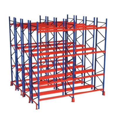 China Corrosion Protection NESRACK Adjustable Configurations Steel Easy-Install Height Heavy Duty Metal Storage Rack Metal Warehouse Storage System for sale