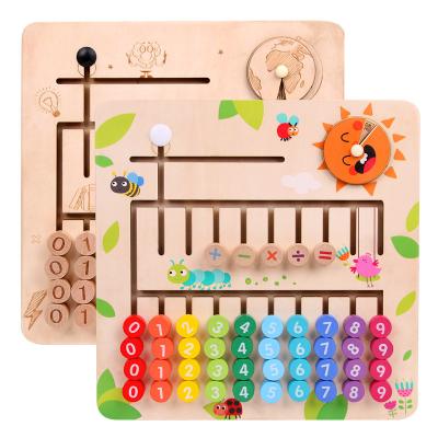 China Meontessori Wooden Hot Selling Wooden Toys Kids Math Toy Early Educational Toys For Child Educational for sale