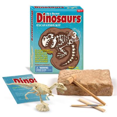 China Excavation toys lowest price diy archaeological excavation toys for kid excavation play set archaeological dinosaurs for sale