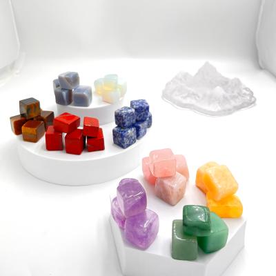 China China 2021 Popular Seven Chakra Sets Natural Pure Gemstones Crystal Healing Stones With Bag High Quality for sale