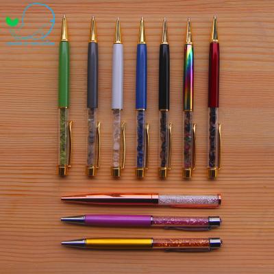 China Office & School Pen Gemstone Pendant Nature Crystal Ballpoint Pen for sale