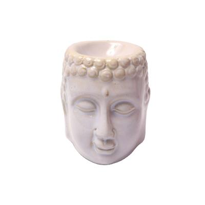 China Tibetan Incense Oil Burner Ceramic Aroma Oil Burners For Buddha Head Oil Burner for sale