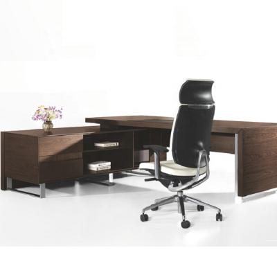 China Walnut President and CEO luxury office furniture office desk modern extendable office desk table design for sale