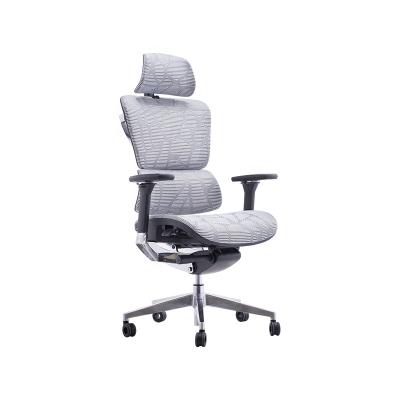 China Ergonomic Home Adjustable High End Deluxe Swivel Commerical Fabric (Height) Mesh Ergonomic Executive Boss Computer CEO Computer Desk Chair for sale