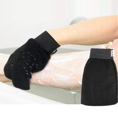 China EXFOLIATING Viscous Silk Shower Scrub Glove Bath Cleaner Body Spa Deep Soap Exfoliator Exfoliating Body Bath Gloves for sale