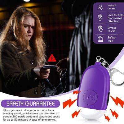 China Rechargeable Loud Scream Alarm Portable Mini Key Chain Self Defense Defend Wolf Alarm Coyotes Artifact Female Self Defense For Equip for sale