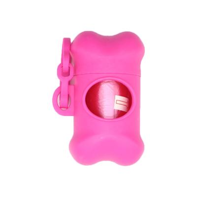 China ALL Animals 1pc Pet Bag Dispenser Waste Bone Shape Dispenser Bag Pet Poop Storage Box Waste Bag Small Dog Poop Stabilized Feeds for sale