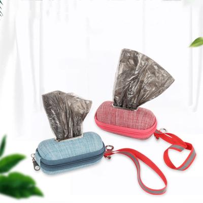 China ALL Pets Portable Dog Poop Bag Dispenser Collection Bags Holder With Rope Cleaning Waste Waste Box Pet Supplies for sale