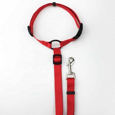 China Dog Cat Car Seat Belt Adjustable Harness Seat Belt Pre-Padded Leash For Small Medium Dogs Travel Clip Pet Ensures 13 Colors for sale