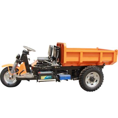 China Mining 2 ton 2.5 ton pickup truck camper semi truck accessories open electric star tricycle mini dumper price with diesel engine for sale