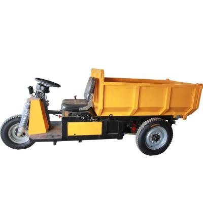 China Underground Mining wholesale tunnel electro-tricycle engine tricycle garbage tricycle garden mini dumper truck hydraulic mini dumper for sale