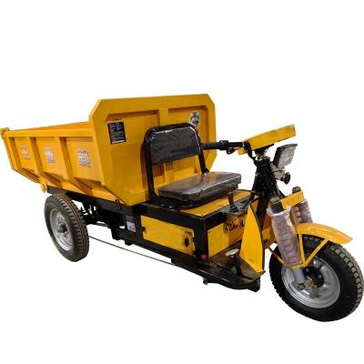 China Underground Mining ZL100 1000kg electric tricycle 1 Ton mini dumper cargo dump truck with Electric hydraulic lifting system for sale