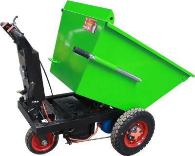 China Cargo 32A dry battery wheelbarrow electric cargo wheelbarrow electric handcart electric go-cart battery dolly electric trolley for sale