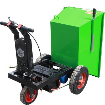 China Cargo 32A 48V folding electric fat tire tricycle for adults mini dumper 500kg electric family cargo tricycle for adult for sale