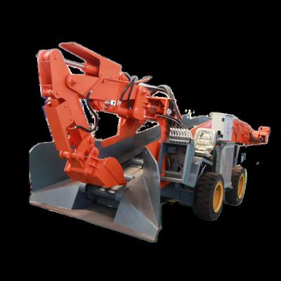 China Construction worksÂ  4x4 Hydraulic mucking machine /mine mucking rock loader /tunnel excavator factory supplier for sale