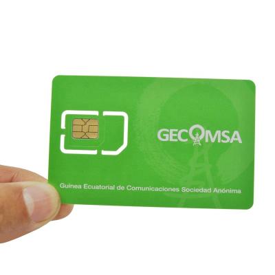 China Mobile Phone Shenzhen Factory CustomPVC ABS GSM SIM Card CDMA UIM Card For Telecom Mobile Phone Prepaid Postage Card for sale