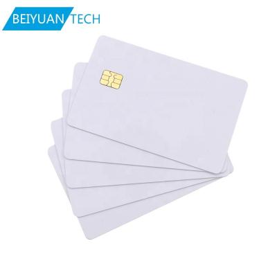 China SLE4442 White Access Control Identification / Menbership / Contact White IC Chip Card for sale