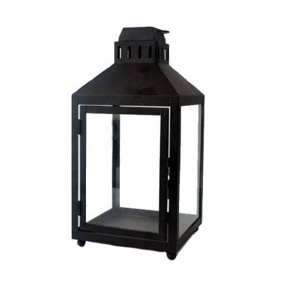 China Home Decoration Outdoor Decorative Metal Candle Lantern Galvanized Lantern for sale