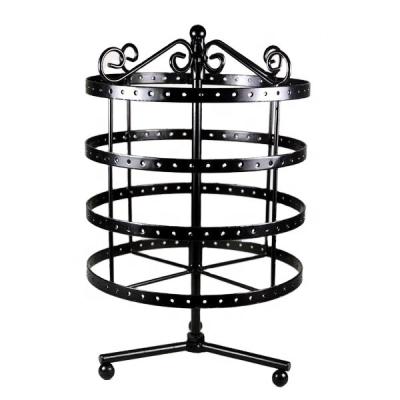 China High Quality Rotating Jewelry Display Stand Metal Earrings Display Stand JNC-JD0162 for sale