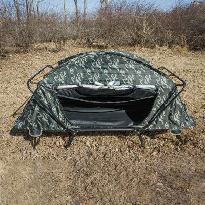 China Waterpoof 1 Person Pop Up Fold Outdoor Camping Fishing Off Ground Bed Cradle Tent for sale