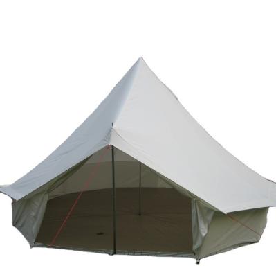 China Tube Type Tent Stake High Quality Customized Multiplayer Outdoor Relief Sunshade And Waterproof Bell Relief Tent for sale