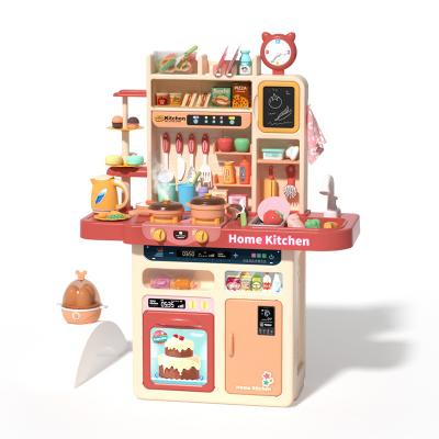 China More 4 Years Amazon Import Toys 2022 Pretend Play Sets Rotating Toy Cooking Kids Kitchen Toy for sale